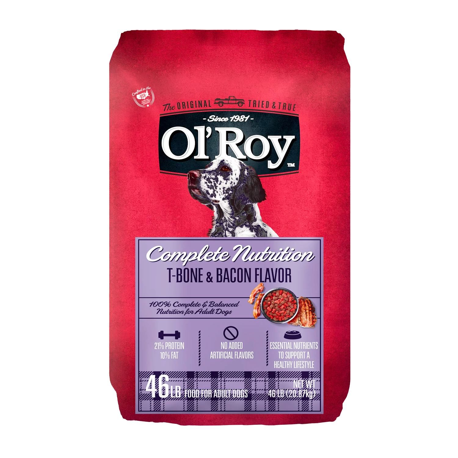 Ol' Roy Complete Nutrition T-Bone & Bacon Flavor Dry Dog Food