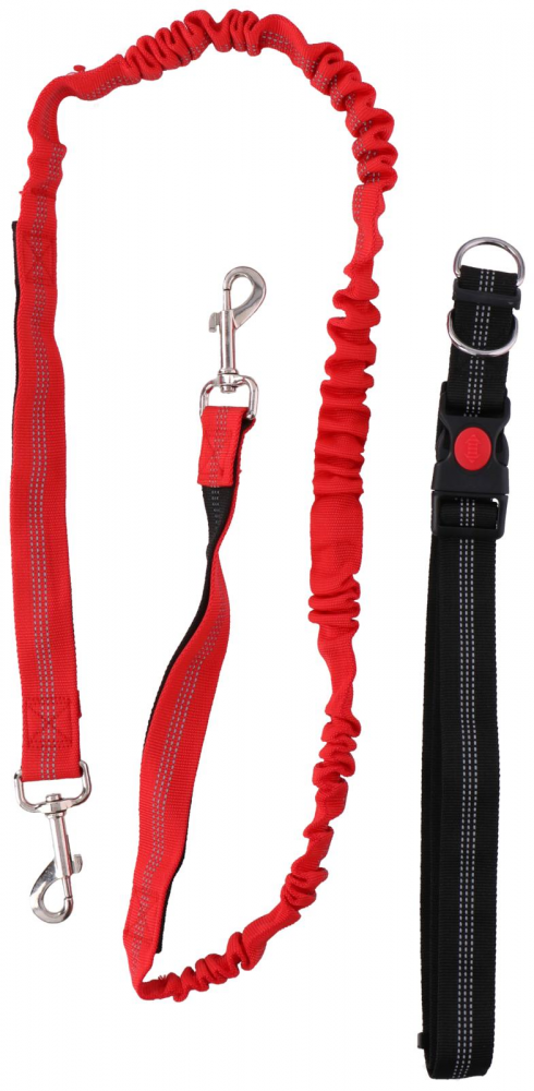 Rugalmas futó póráz övvel, 160-190 cm - Image 2