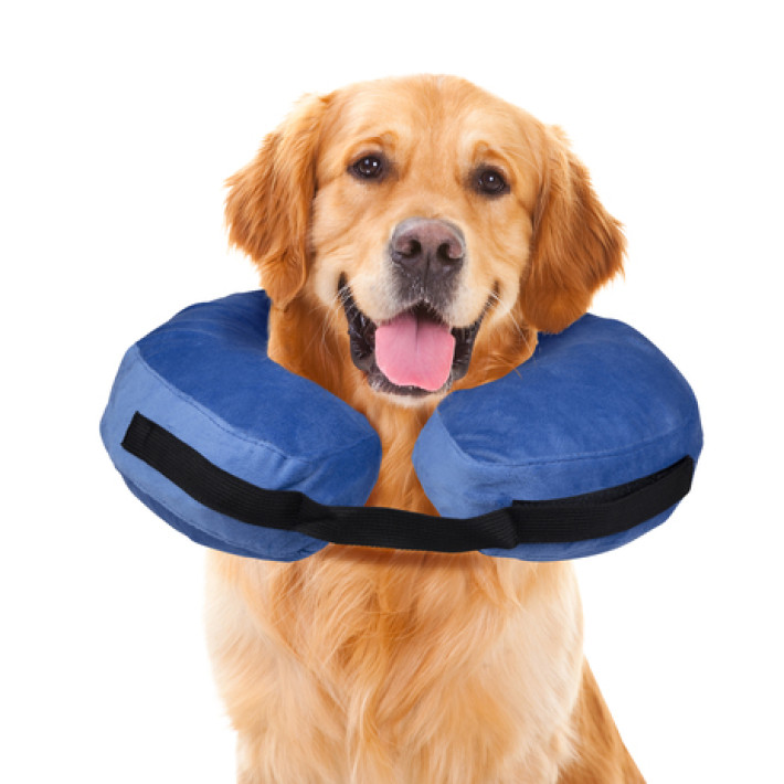 Felfújható kisállat védőgallér - nagy méret 38-46/14cm