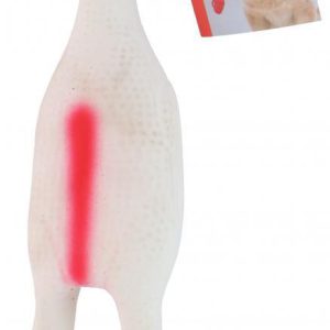 Kutyajáték csirke csipogós hanggal, extra tartós, 28cm